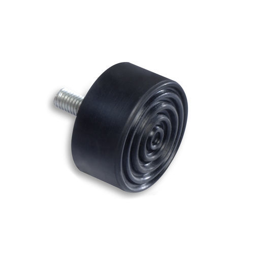 Rubber anti-vibration mount - KPM Plasto Rubber Co. - cylindrical / silicone / EPDM