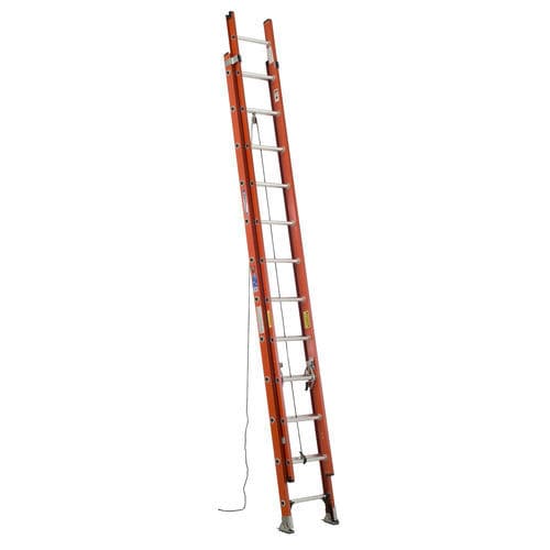 Fiberglass ladder - D6224-2 - WERNER CO - single