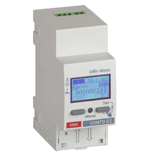 Three-phase electric energy meter - CONTO - BTICINO - single-phase / DIN rail / Modbus