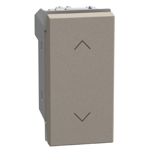 2 NO push-button switch - YG4037N - BTICINO - with guard locking / mechanical / non-illuminated