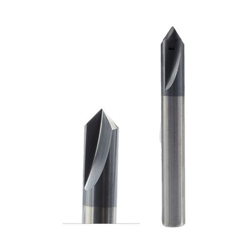 End mill - TurboCut - Cnc3d - solid carbide / chamfering / for steel