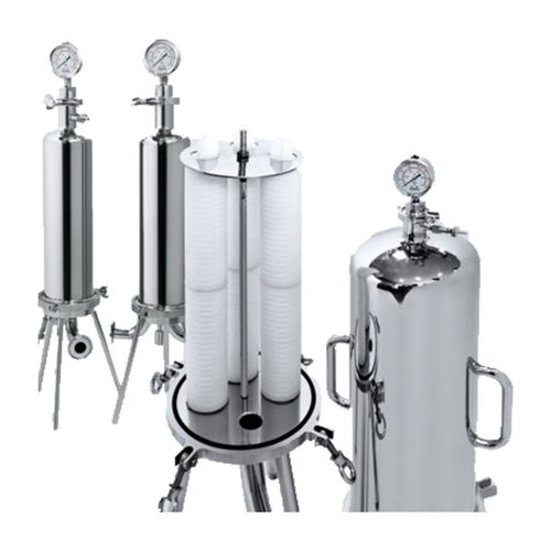 Cartridge filter housing - HL - Guangde Huilong Environment Technology Co., Ltd. - for liquids / stainless steel / sanitary