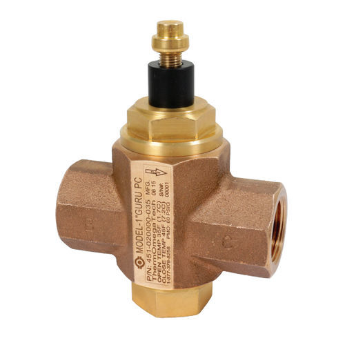 Drain valve - GURU PC® - Thermomegatech - for potable water / in-line / brass