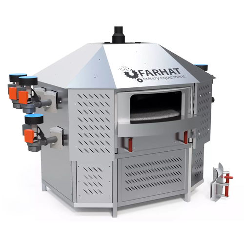 Rotary bakery oven - Farhat Bakery Equipment - pizza / gas