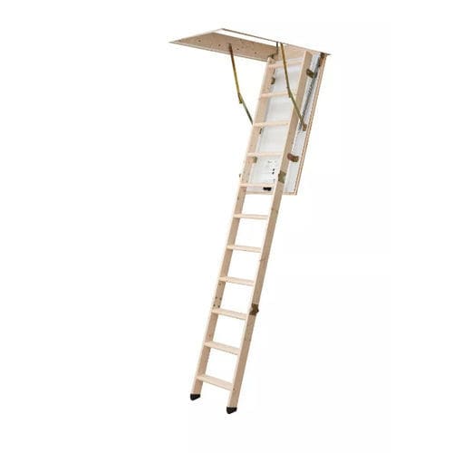 Wooden Ladder - Sw26-5 - Dolle - Folding   Security