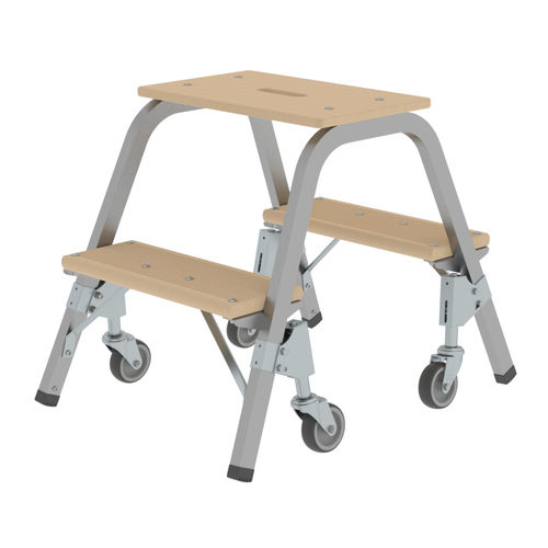 Wooden step ladder - Munk Günzburger Steigtechnik - 3-step / 2-step / 4-step