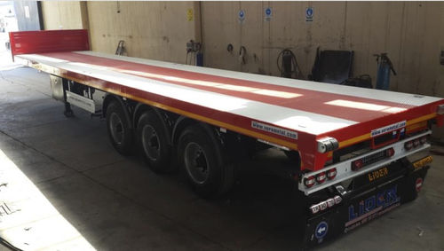 Flatbed trailer - lider trailer - container / long product / 3-axle