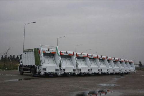 Rear-loader waste collection vehicle - lider trailer
