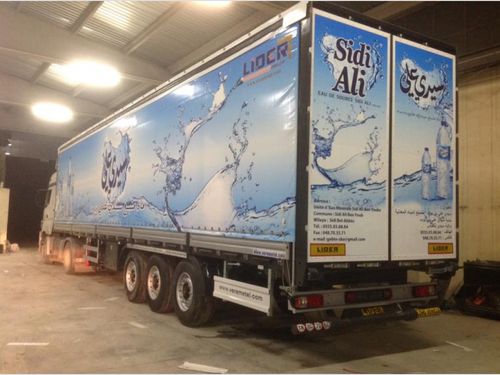 Curtain semi-trailer - lider trailer - 3-axle / side-loading