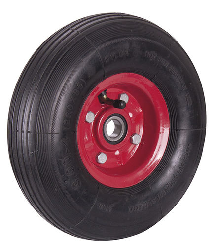 Wheel with pneumatic tire - lug‑260.008 - VARIOfit - grooved
