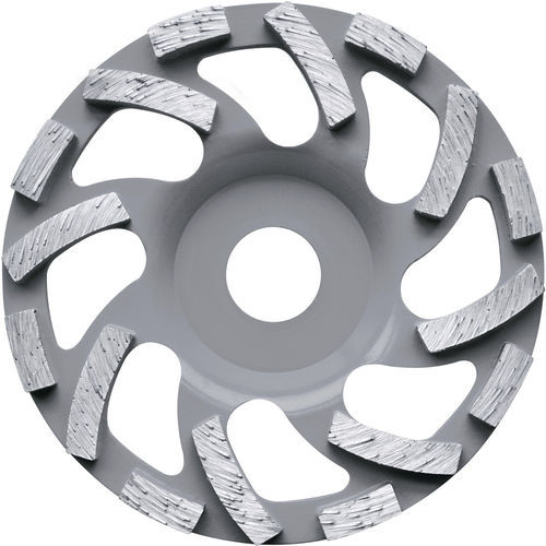 Polishing wheel - 643B series - DIAKOM - cylindrical / diamond / for angle grinder
