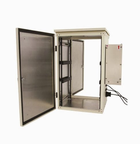 Rack-mount cabinet - CR-20U  - Apex Instruments, Inc. - workshop / floor-mounted / stainless steel