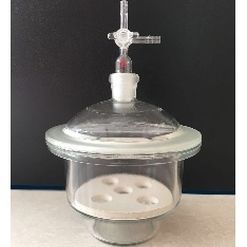 Glass laboratory desiccator - B135430   - Synthware glass - vacuum