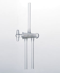 3-way faucet - S351656  - Synthware glass - glass / vacuum