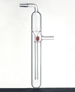 Glass laboratory tube - B257040L  - Synthware glass - with bubble trap