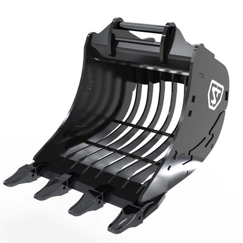 Skeleton bucket - Stec DB SC BC - Stec Estonia OÜ - for excavators / for backhoe loaders / 4 teeth