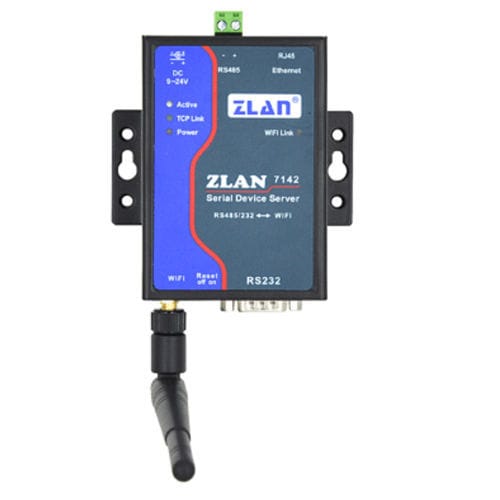 RS232 device server - ZLAN7142 - Shanghai ZLAN Information Technology Co.,Ltd - RS485 / Modbus / industrial
