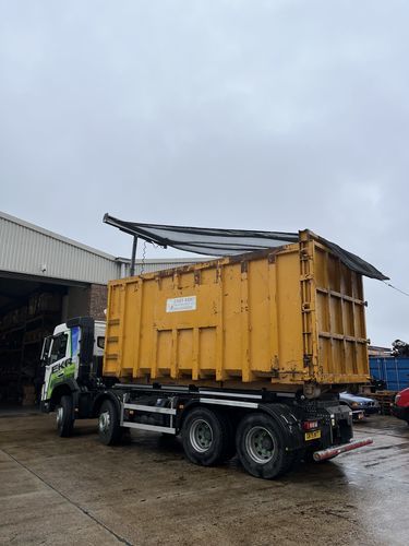 Mechanical tarpaulin system - Hy-Tower™ - Shur-Co UK Ltd - electric / skip / for semi-trailers