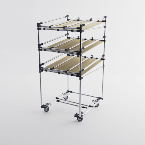 Storage warehouse rack - LOG-0305 - OPEX FACTORY - handling / transport / with shelves
