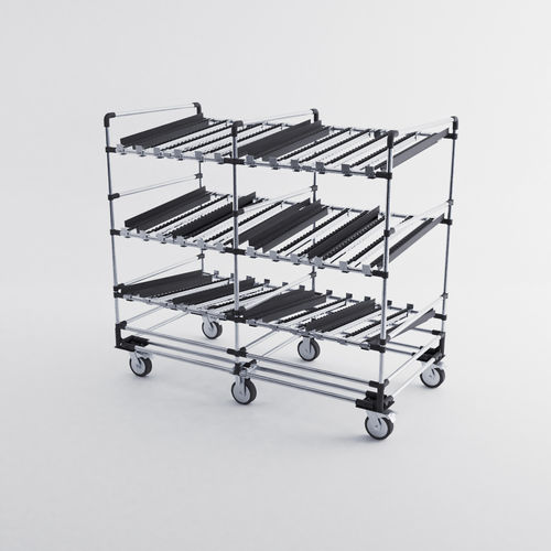 Storage warehouse rack - LOG-0302 - OPEX FACTORY - handling / transport / with shelves