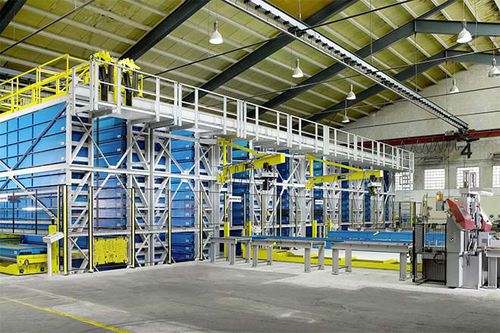 Modular storage tower - TowerMat UE series - Intertex Maschinenbau Ingeborg Deiss GmbH & Co. - for long items / cassette