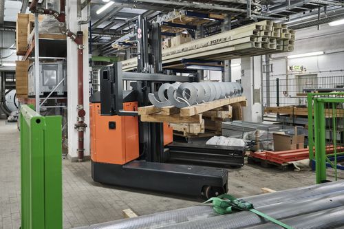 Electric forklift - Genkinger-bAKA Genkinger GmbH - walk-behind / AGV / narrow-aisle