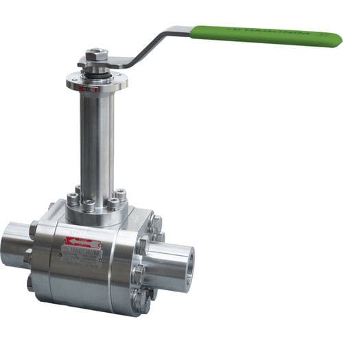 Floating ball valve - Z28W - HABONIM - lever / 3-piece / high-temperature