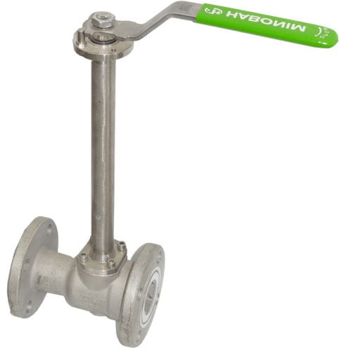 Floating ball valve - C31 - HABONIM - lever / double block-and-bleed / cryogenic