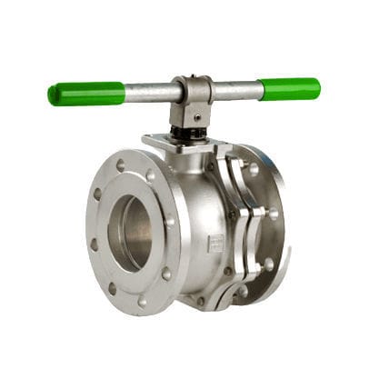Floating ball valve - 77 - HABONIM - lever / flange / stainless steel