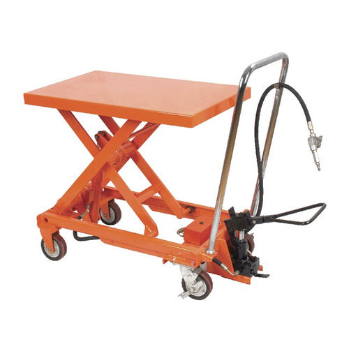 Scissor lift table - TFY series - SANTSAI MACHIENRY - hydraulic / pneumatic / mobile