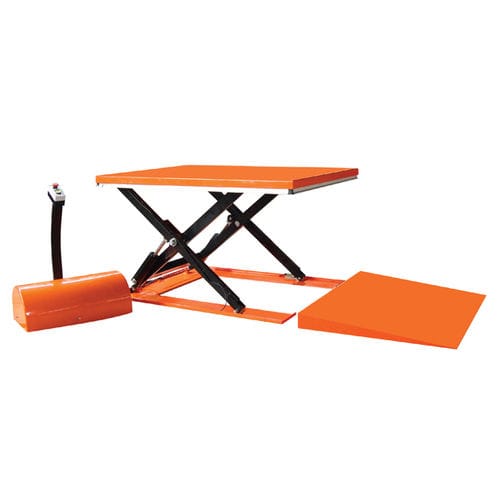 Scissor lift table - ETY1001-2002 - SANTSAI MACHIENRY - hydraulic / stationary / for heavy loads