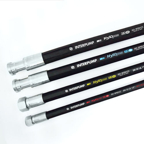 Water hose - TI series - IMM Hydraulics - for oil / synthetic rubber / industrial