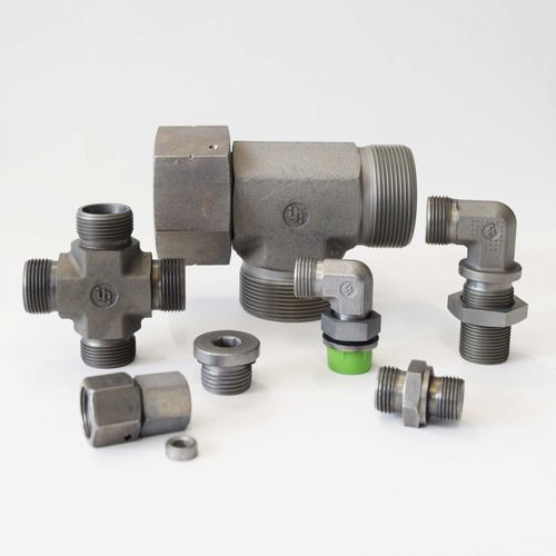 Threaded adapter - 74 series - IMM Hydraulics - nickel / zinc / DIN