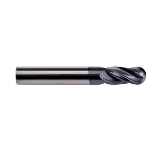 Milling cutter with TiAlN coating - 1530 series  - DueCi SRL - ball nose / end mill / solid