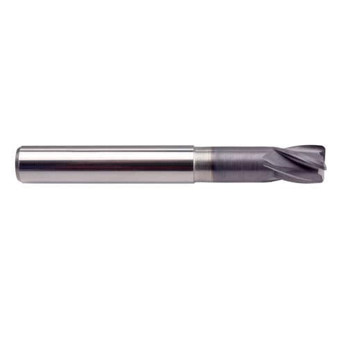 Center cutting milling cutter - AVT14 - DueCi SRL - end mill / corner radius / solid