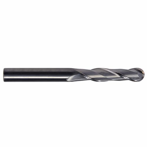 Milling cutter with TiAlN coating - 11EL - DueCi SRL - ball nose / end mill / solid carbide