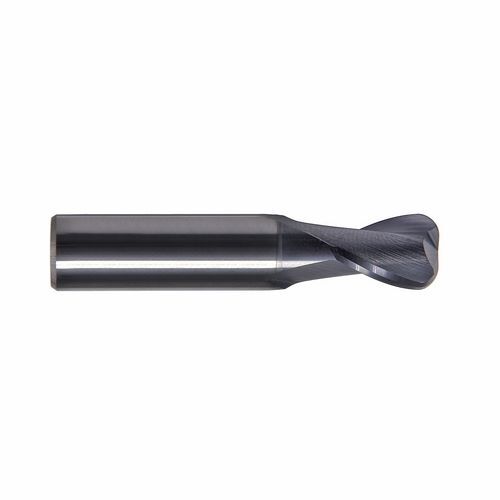 Milling cutter with TiAlN coating - 52300 series - DueCi SRL - corner radius / end mill / solid carbide