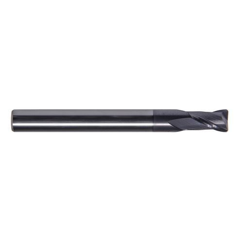 Center cutting milling cutter - AVC10 series - DueCi SRL - end mill / corner radius / solid