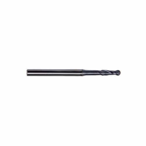 Ball nose milling cutter - MRL series - DueCi SRL - solid carbide / for steel / for cast iron