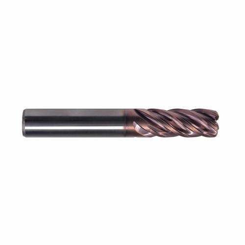 Unequal helix milling cutter - H5 series - DueCi SRL - corner radius / toroidal / solid carbide