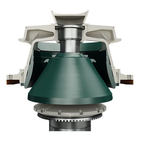 Cone crusher - MAINSK - stationary / for mineral material