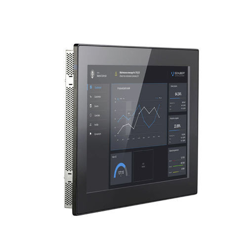 LCD panel PC - Prime Panel Pico Installation - Schubert System Elektronik GmbH - fanless / industrial / robust