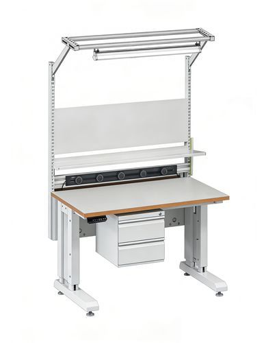 Assembly workstation - Lifting-1260 - TPS Elektronik GmbH - inspection / for laboratory / for assembling/disassembling