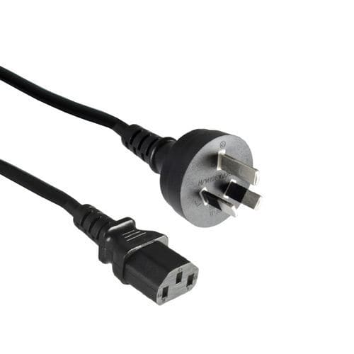 Power cord with plug - IEC60320-C13-AUS - TPS Elektronik GmbH - for IEC connector