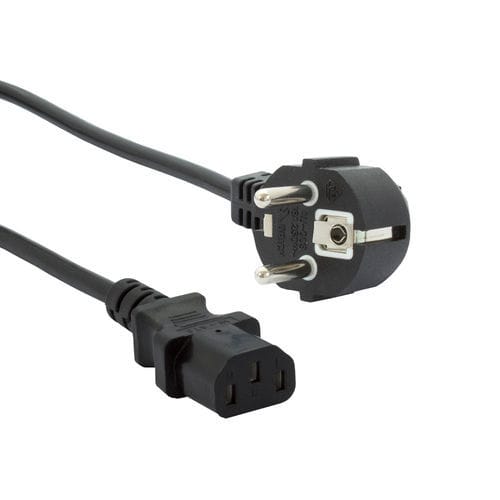 IEC connector power cord - IEC60320-C13-EU - TPS Elektronik GmbH - with plug