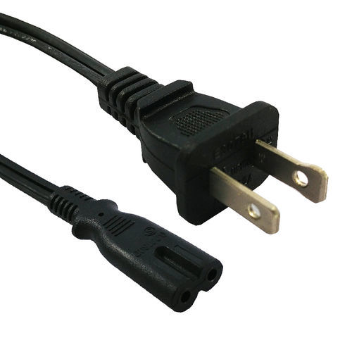 IEC connector power cord - IEC60320-C7-US - TPS Elektronik GmbH - with plug