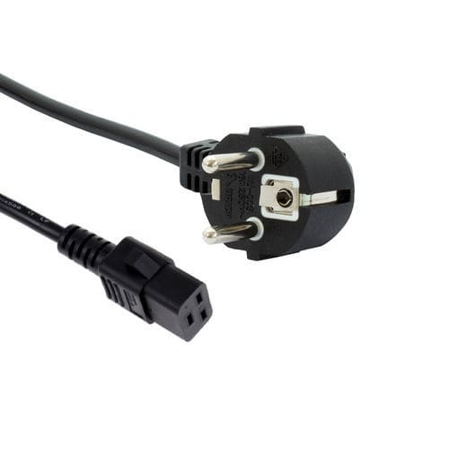 Power cord with plug - IEC60320-C19-EU - TPS Elektronik GmbH - for IEC connector
