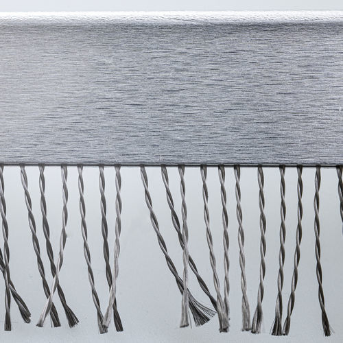 Anti-static brush - ABMF1000  - OMSTAT - strip / protective / metal