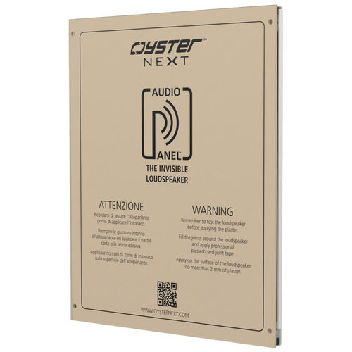 Invisible loudspeaker - AudioPanel Sign&trade; S51 - Oyster Next Srl - wall-mounted / industrial / powerful