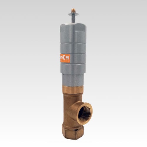 Piston valve - SELUB T - MAROS Engineering - pneumatically-operated / stop / threaded